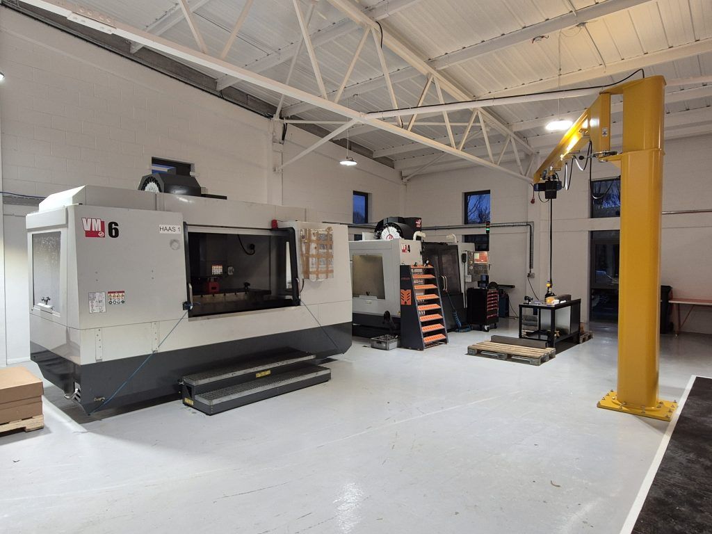 Haas Vm6 Machine In Unit